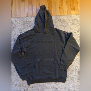 Talentless Men’s Hoodie “Steel Grey” Embroidered Logo – Size L (New)